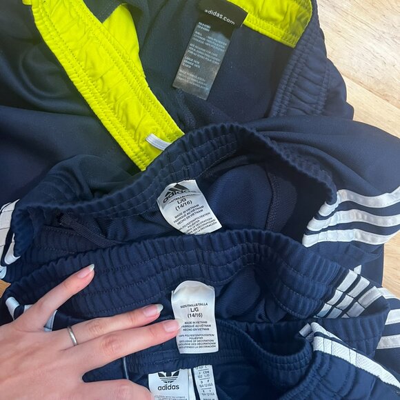 Boys Adidas Athletic Elastic Waist Pull On Sweat Pants Joggers Sz L - Lot of 4 - Picture 6 of 6